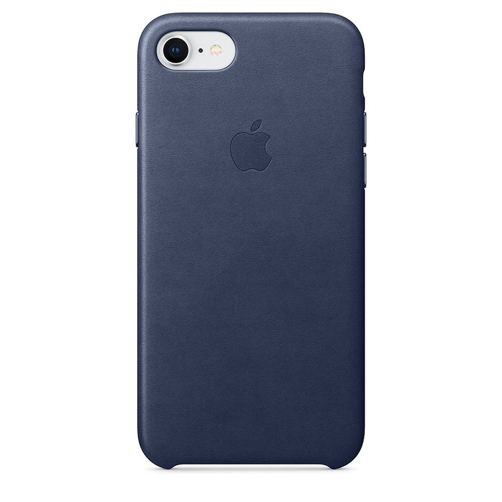 Capa para iPhone 8 / 7 Apple, Couro Azul Meia Noite - MQH82ZM/A