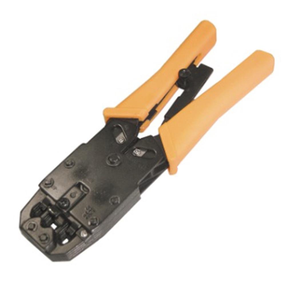 Alicate De Crimpar Multitoc Rj45 Rj11 4x4 6x6 8x8 Ht-208r Plug Modular - Mual0208