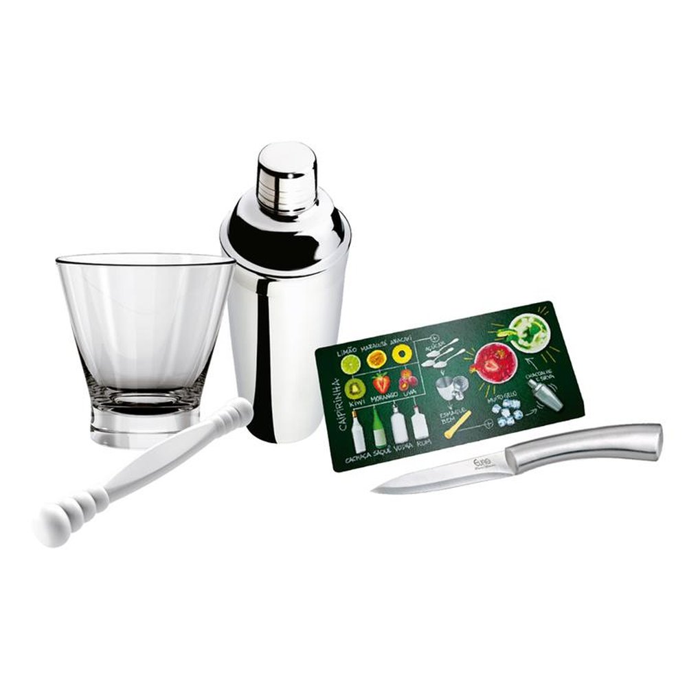 Kit Para Caipirinha 5 Pçs. (Emb. Contém 4 Unid.)