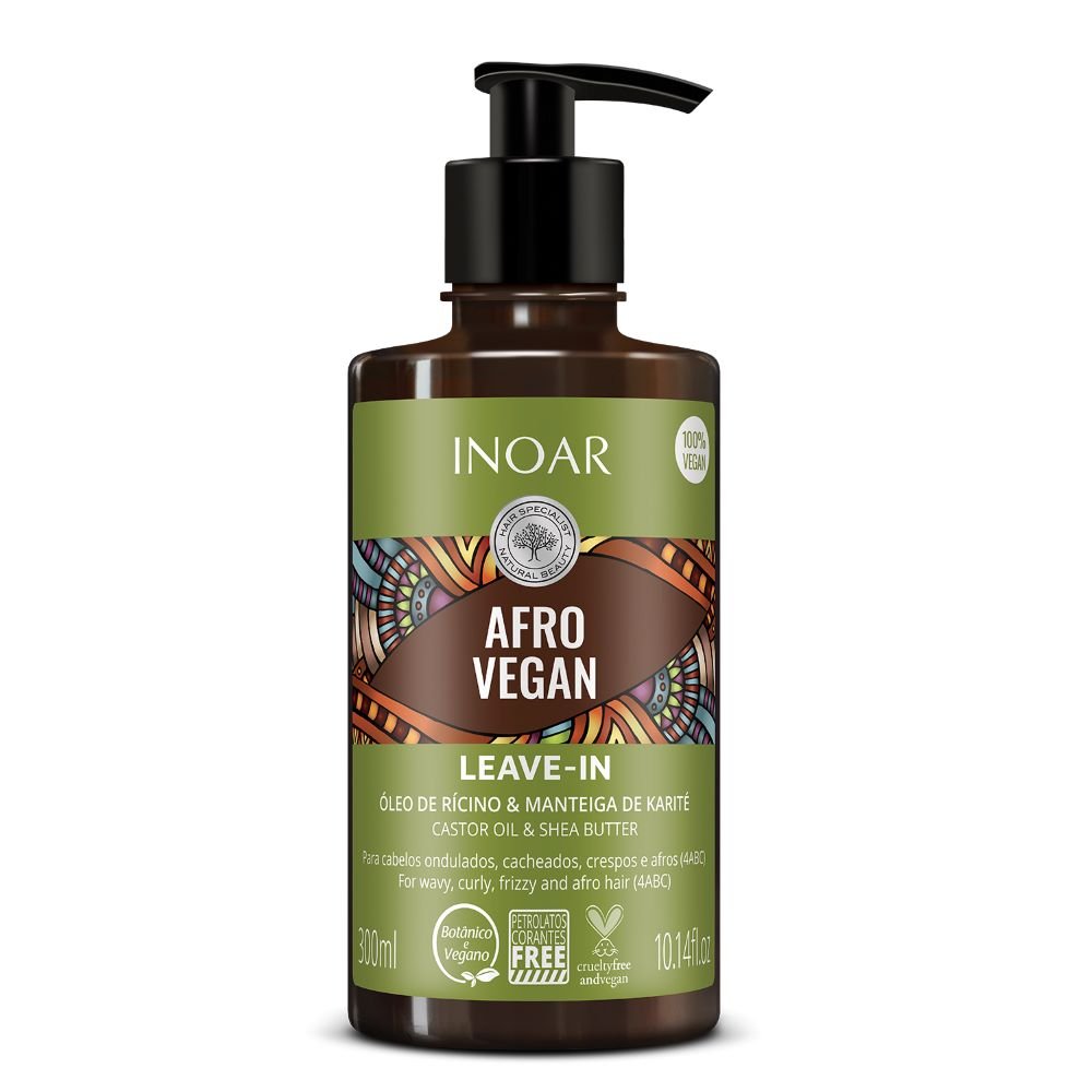 Inoar Afro Vegan Leave-In Vegano 300 Ml