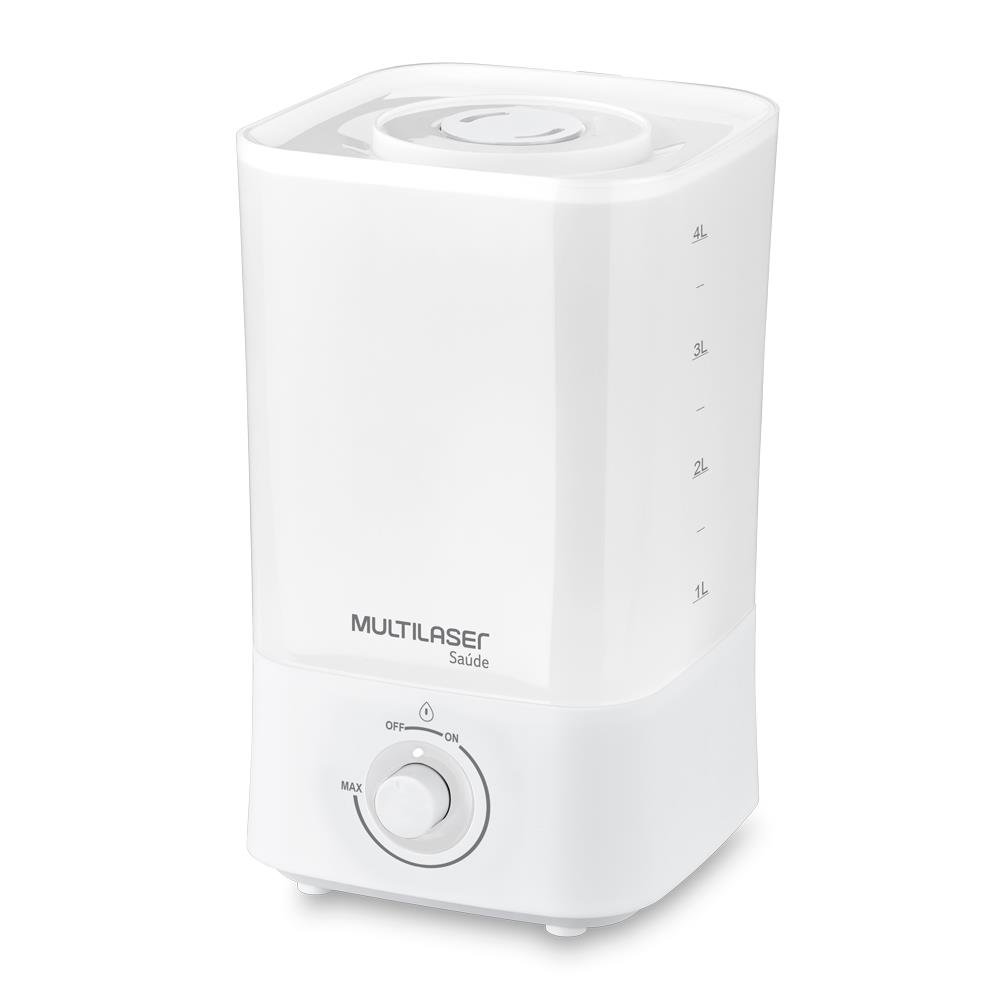 Umidificador de Ar Ultrassonico - 4 Litros - Multilaser Saude - HC374