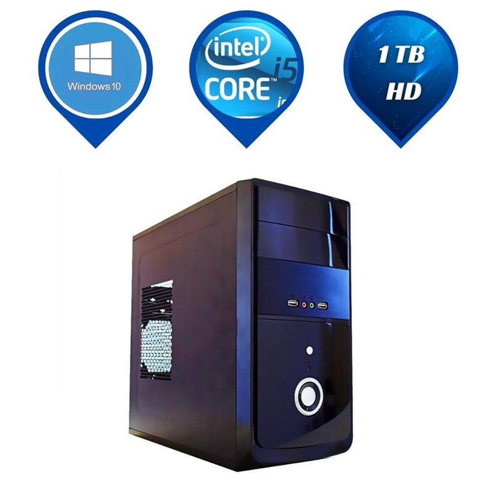 Computador Intel Core i5-4570, 8GB , 1TB HD e Windows 10 - Everex