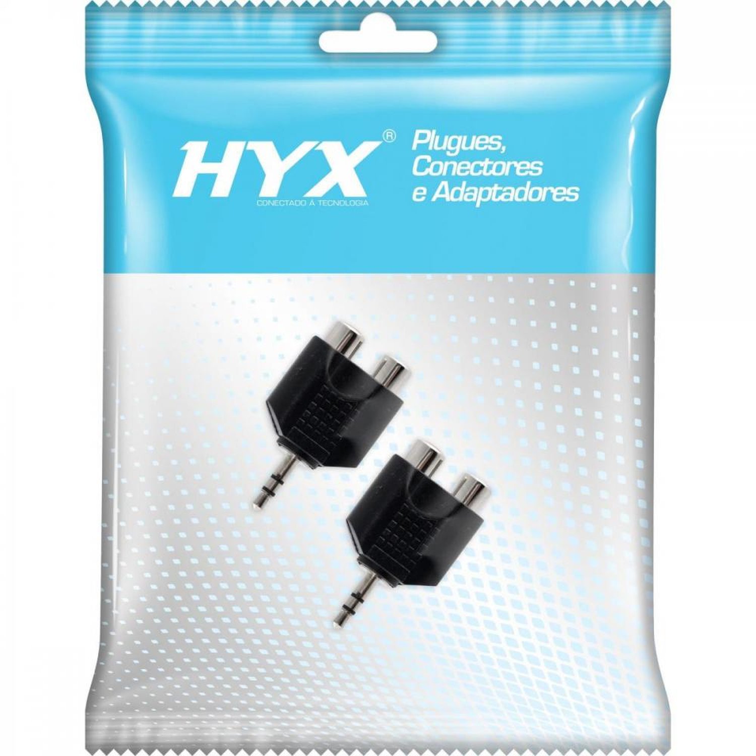 Adaptador 2Rca F X P2 M Estéreo Ha044 Hyx Un.Venda: Mva/2