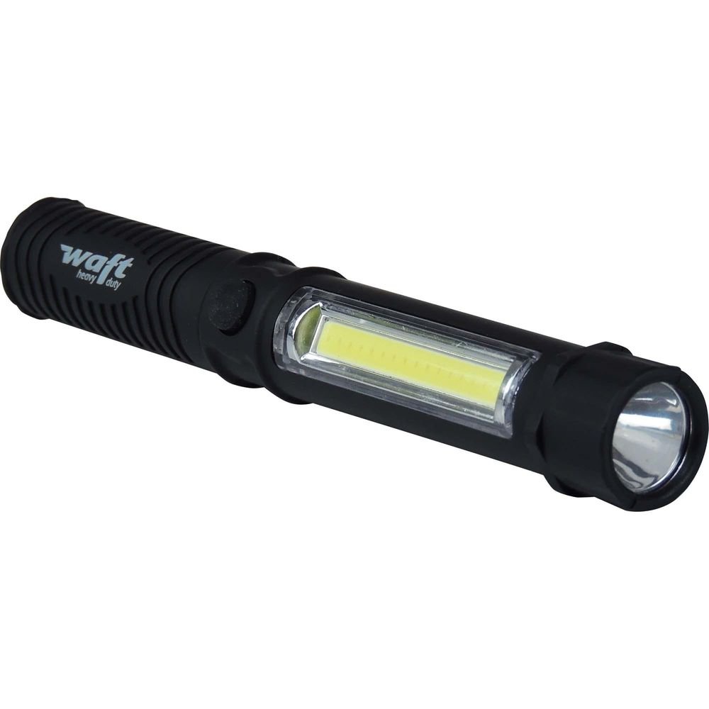 Lanterna Caneta Led Double Preta Waft