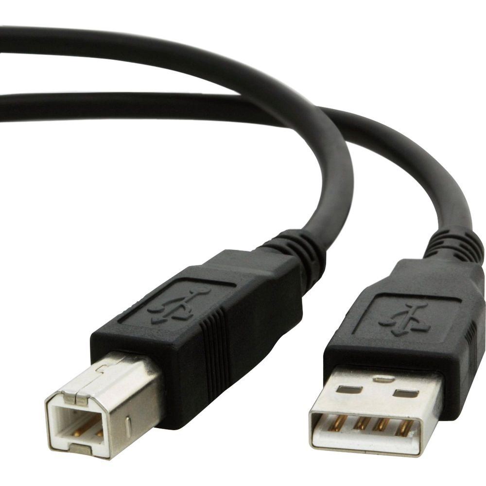 Cabo de Dados Usb 2.0 A Macho x Usb 2.0 B Macho 1,8m Cbus0007 Preto Storm