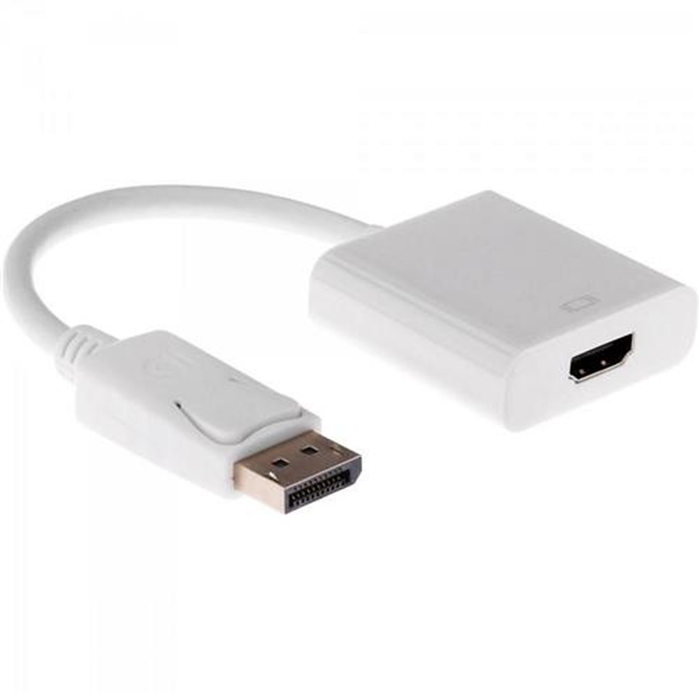 Adaptador Display Portátil para Hdmi 15cm Adap0043 Branco Storm