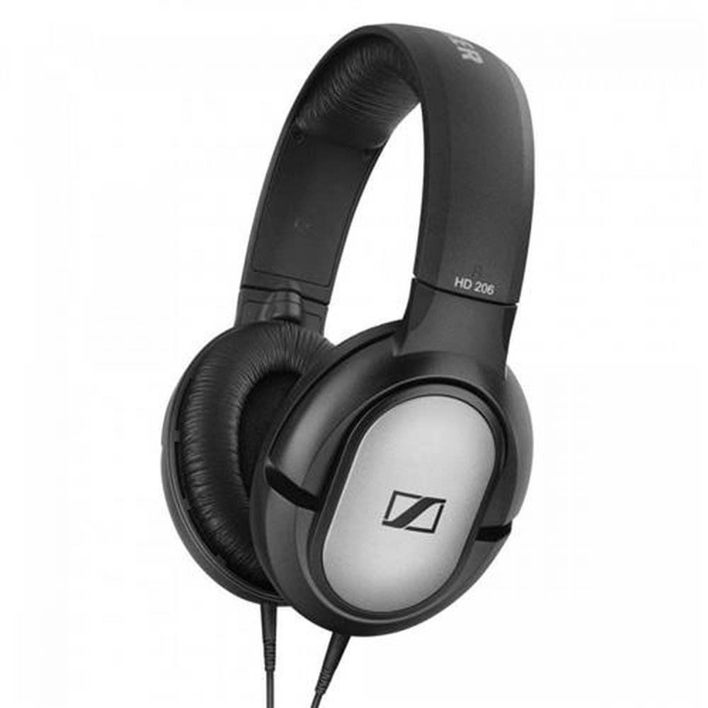 Fone de Ouvido Hd206 Preto/Prata Sennheiser