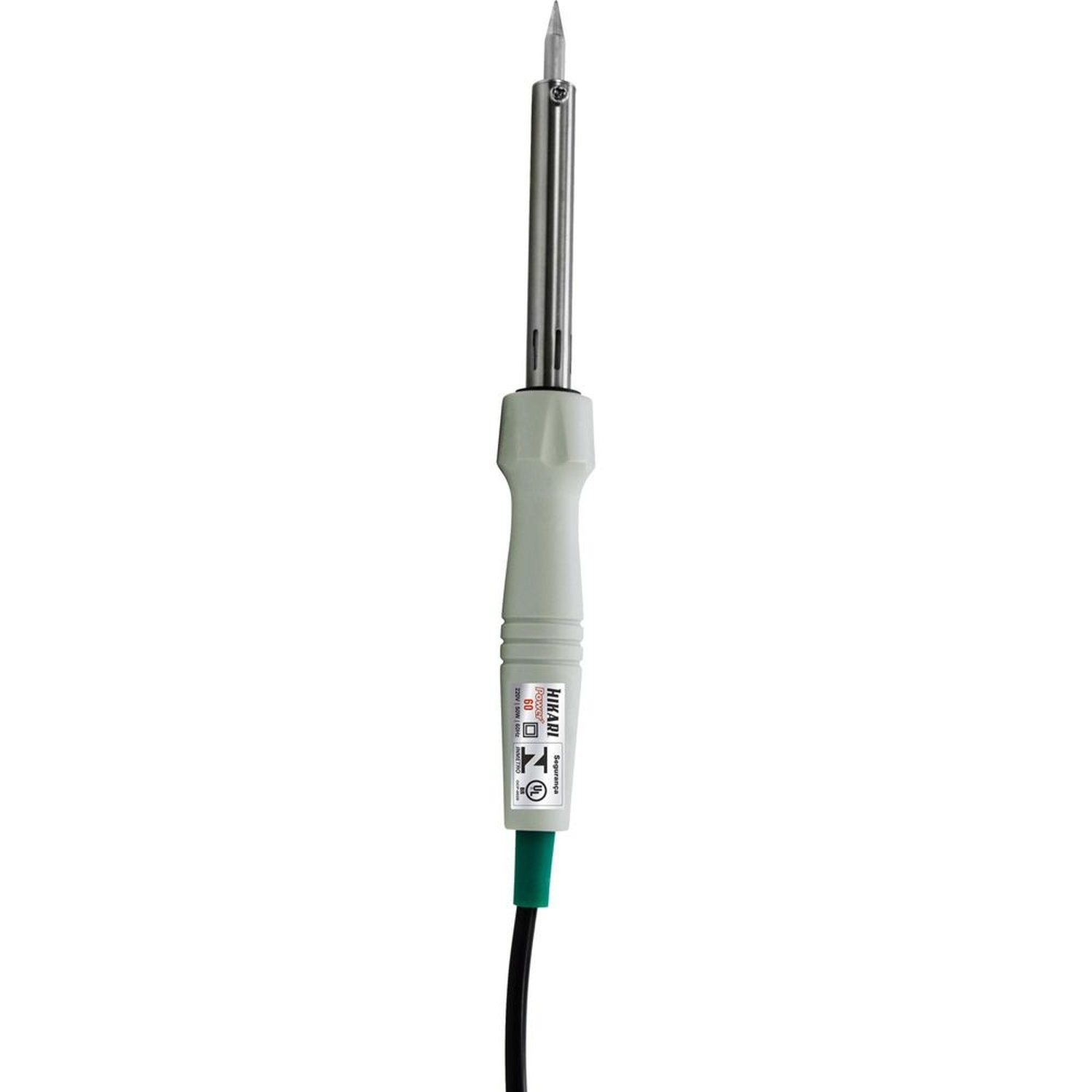 Ferro de Solda 50w 127v Power 60 Cinza/Verde Hikari
