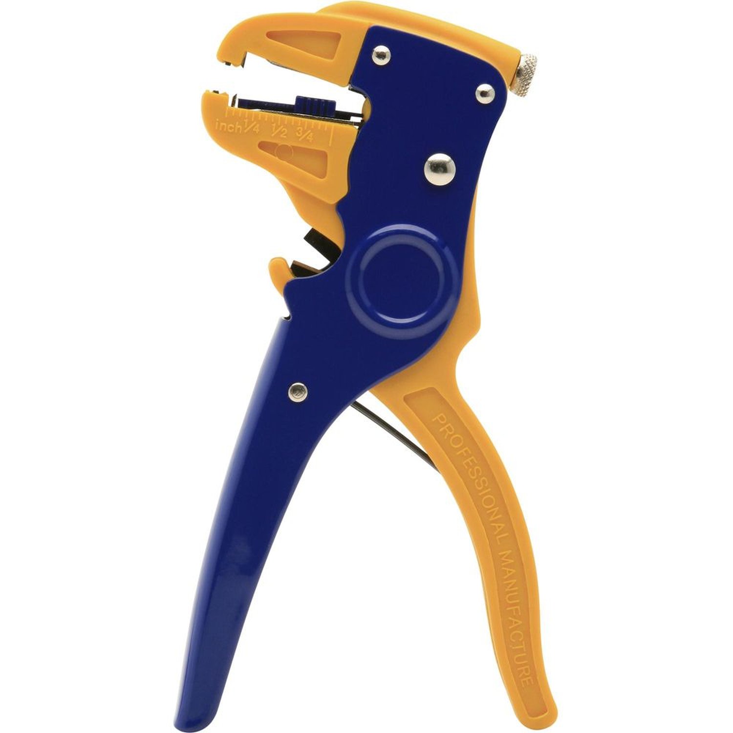 Alicate Desencapador 7" Azul/Amarelo Brasfort