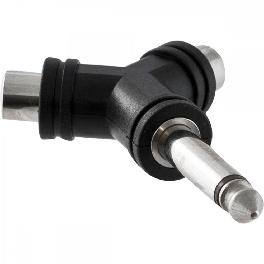 Adaptador 2RCA F x P10 M Mono HA047 HYX Un.Venda: MVA/2