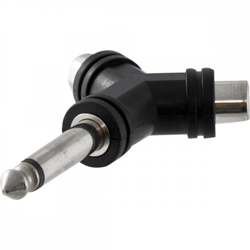 Adaptador 2RCA F x P10 M Mono HA047 HYX Un.Venda: MVA/2