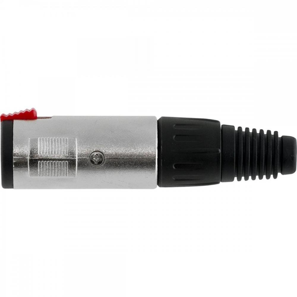 Jack P10 Fêmea Mono e Estéreo com Trava HJ071 HYX Un.Venda: PC/1