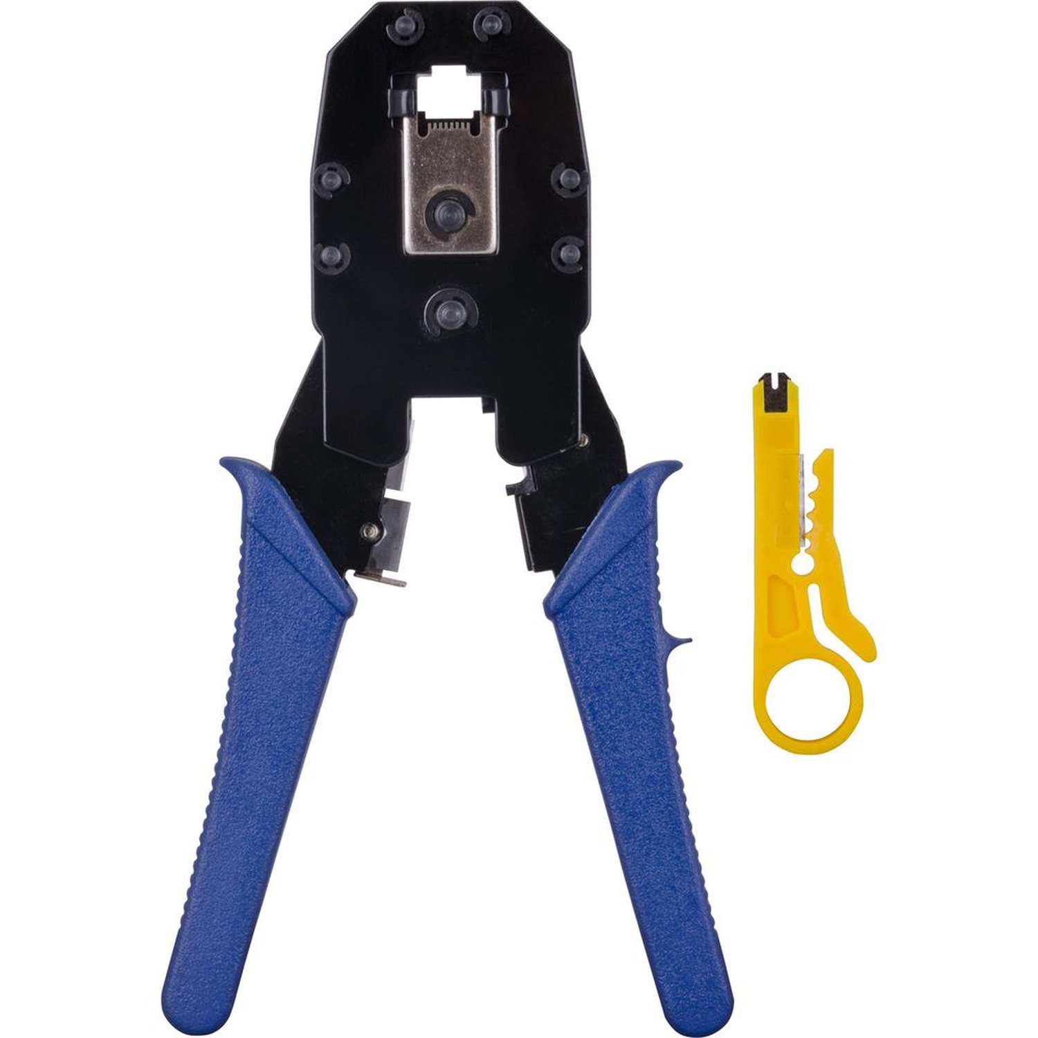 Alicate Para Crimpar Rj45/Rj12/Rj11 Alc01 Azul Hyx Un.Venda: Pc/1