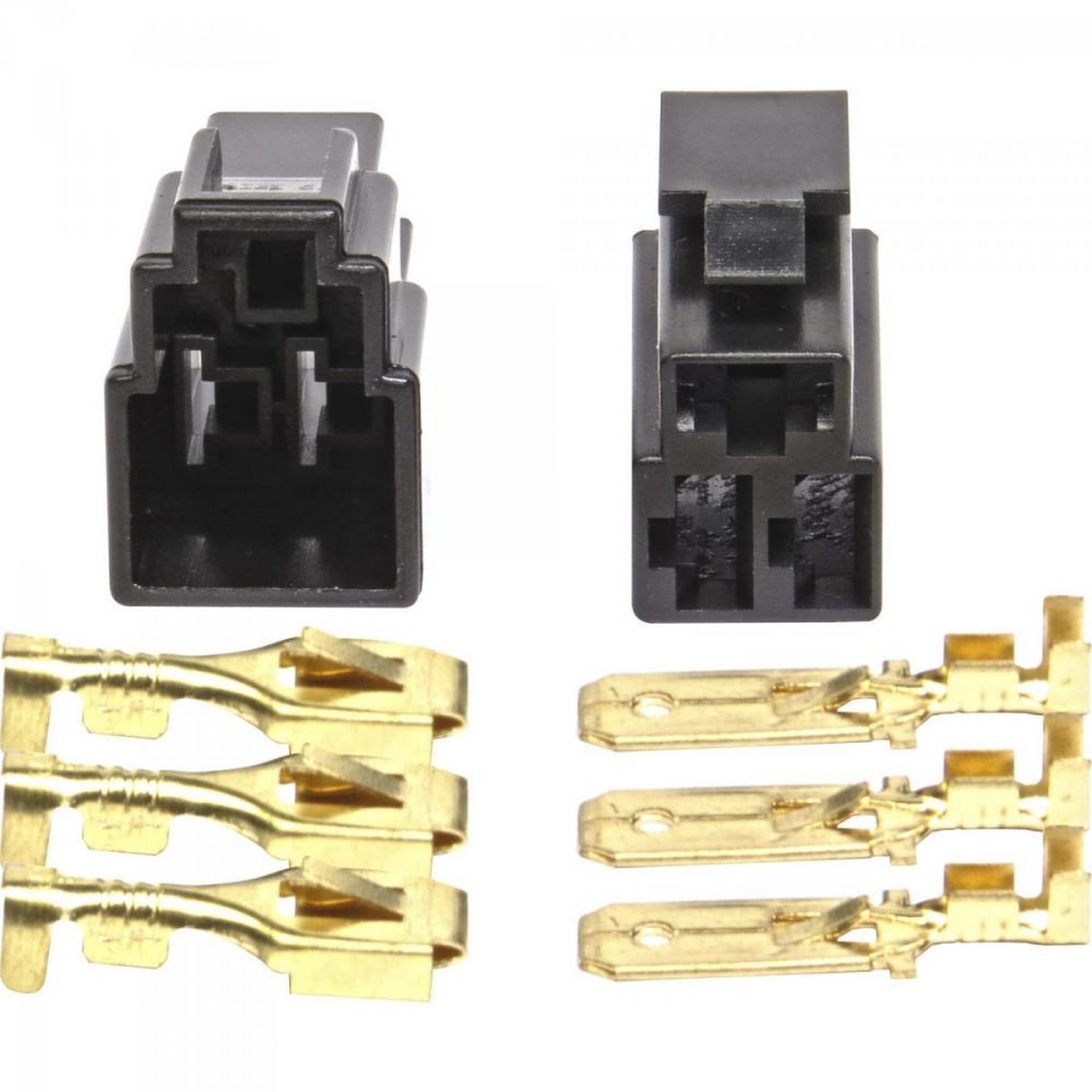 Conector 3 Vias Plástico Kit M/F Preto Storm