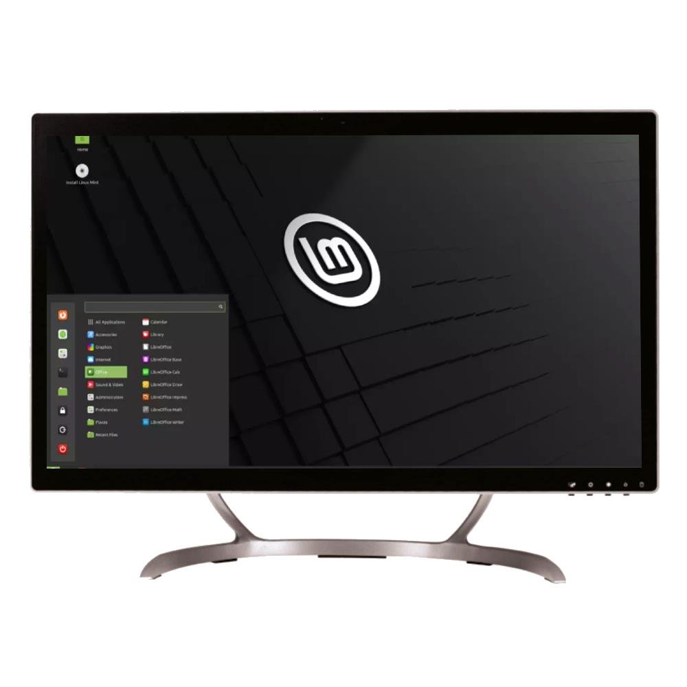 All in One Intel Core i3-5005U, Tela FHD 21,5", 4GB, 120 SSD e Linux - Everex