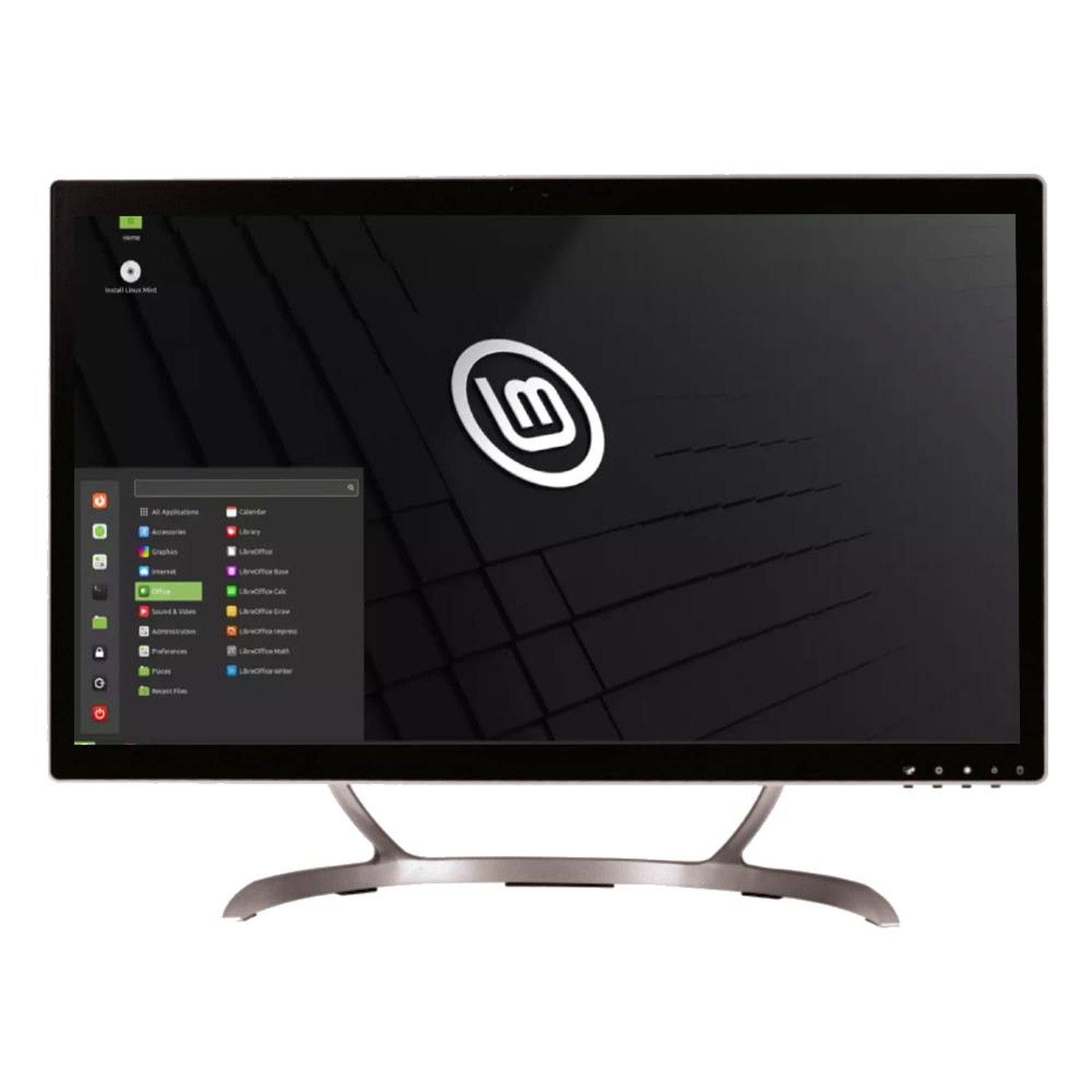 All in One Intel Core i3-5005U, Tela FHD 21,5", 4GB, 120 SSD e Linux - Everex