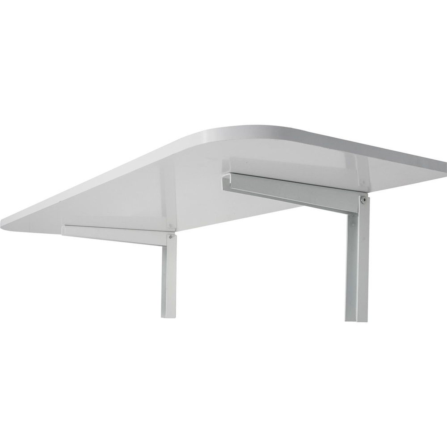 Mesa Dobrável para Cozinha com Suporte em Mdp 100cm x 50cm Branca Multivisão