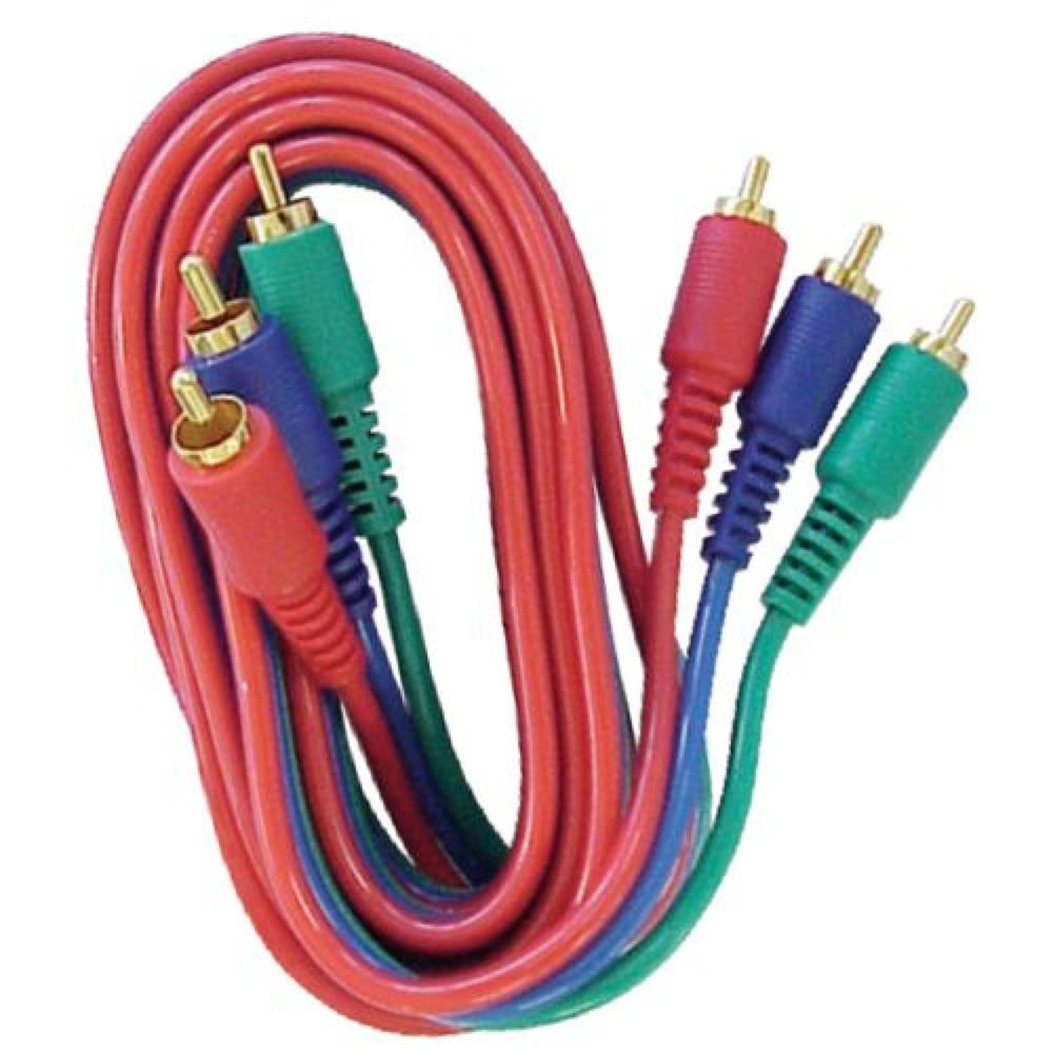 Cabo Vídeo Componente 3rca Macho x 3rca Macho 2m Genérico