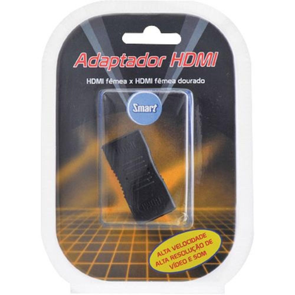 Emenda Hdmi Fêmea x Hdmi Fêmea Gold Genérico