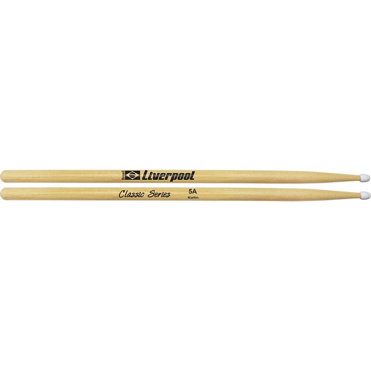 Baqueta para Bateria Classic Ll5an Liverpool - Pacote com 2 Unidades (1 Par)