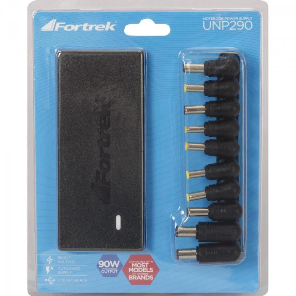 Fonte para Notebook Universal 90w com 10 Pinos Bivolt Fortrek