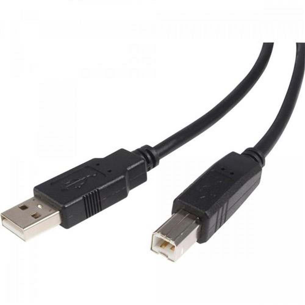 Cabo Usb 2.0 A Macho + B Macho 3m Preto Genérico