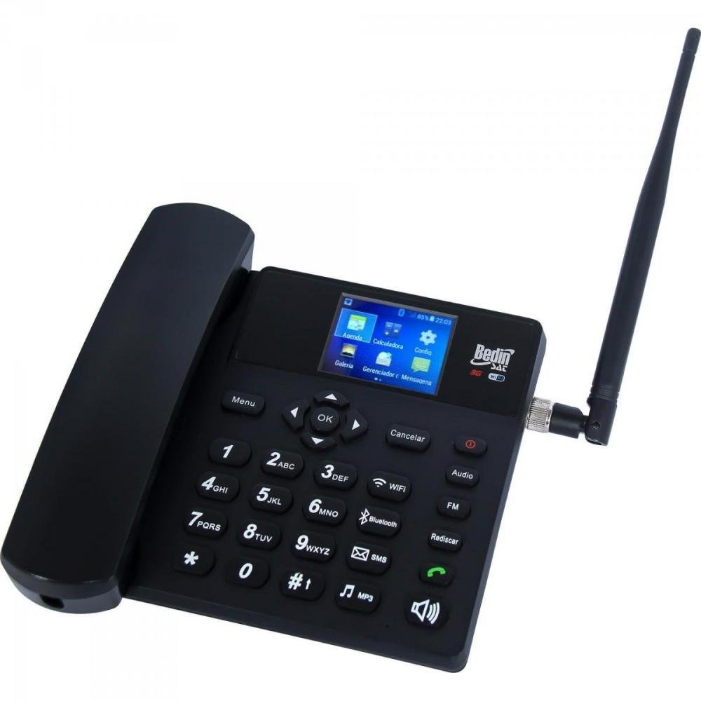 Telefone Celular de Mesa Wi-Fi 3g Bdf-12 Bedinsat
