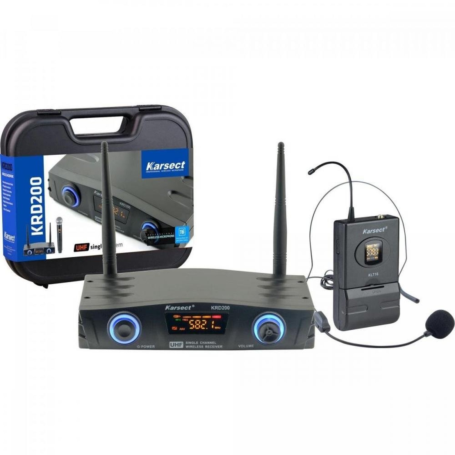 Microfone Headset sem Fio Krd200sh Karsect