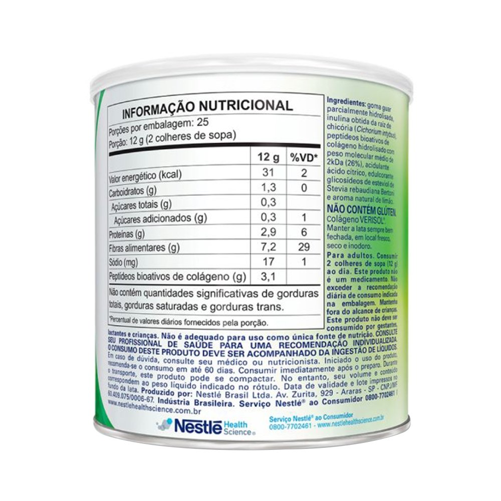 Fiber Mais com Colágeno Limão 300g
