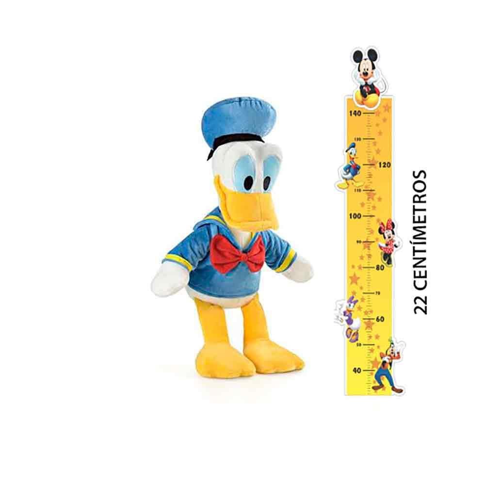 Pelúcia Pato Donald com Som Tam. 22cm Material Fibra/ Poliéster Azul Multikids - BR869