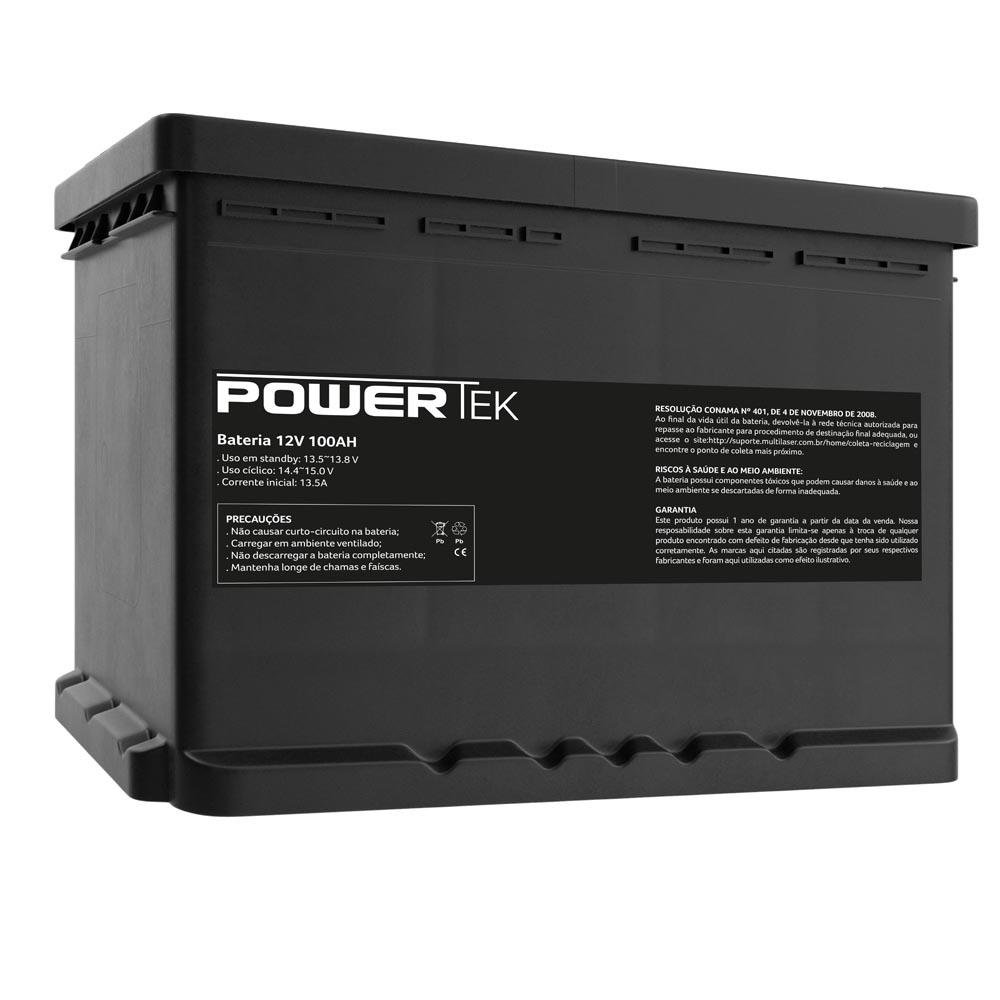 Bateria Estacionario Powertek 12V 100Ah - EN028