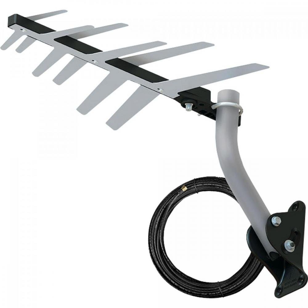 Antena Externa Tv 2 em 1 Uhf/Hd com Cabo Exclusivo Full Hd Dtv1500 Aquário