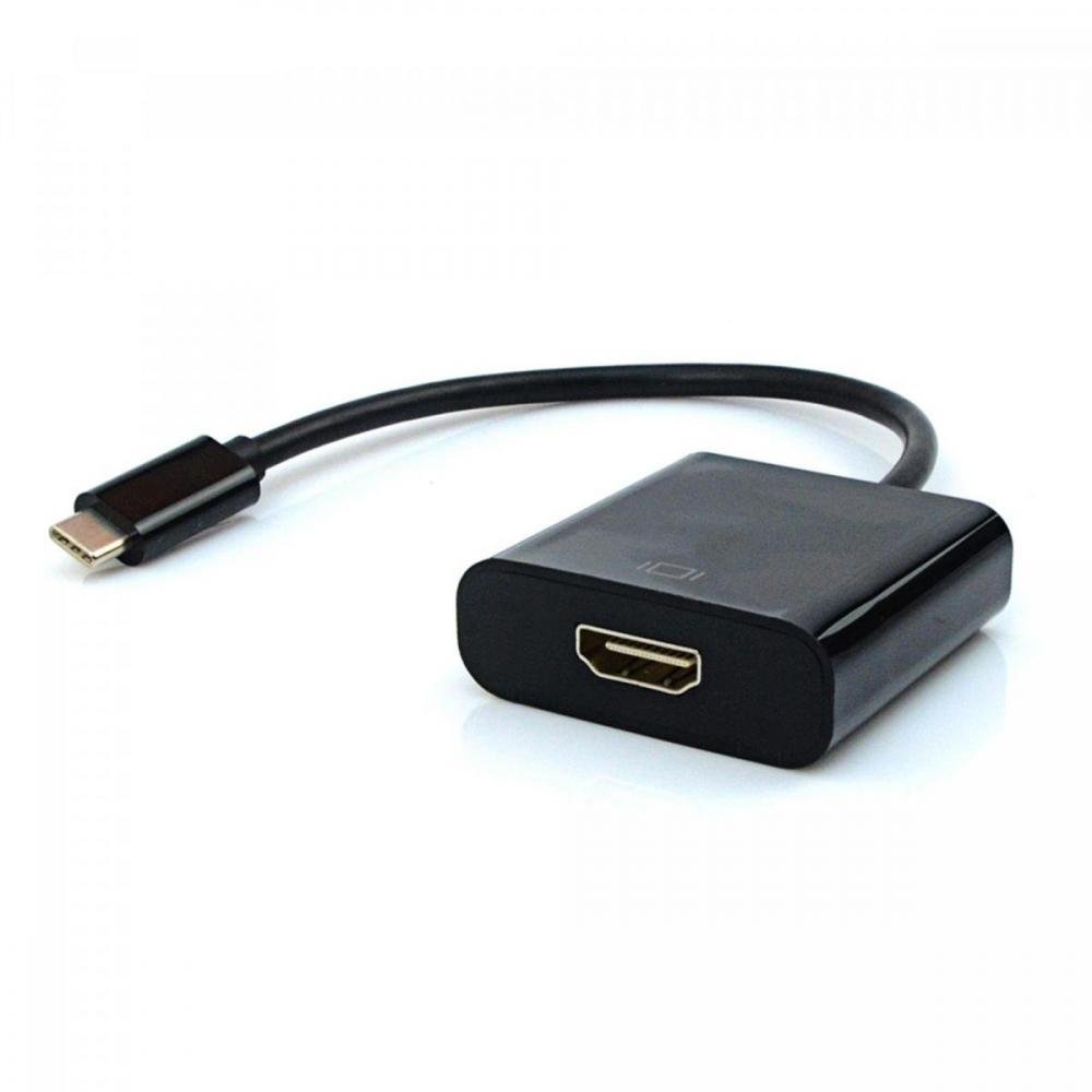 Adaptador de Vídeo Usb Tipo C x Hdmi Adp-303bk Preto Pluscable