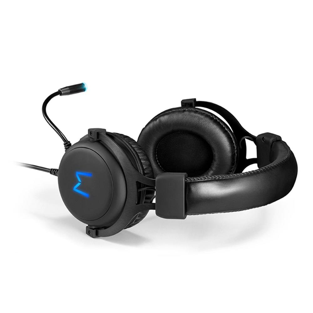 Fone Headset Gamer Warrior Volker 7.1 3d Ph258 Com Led Azul, Warrior