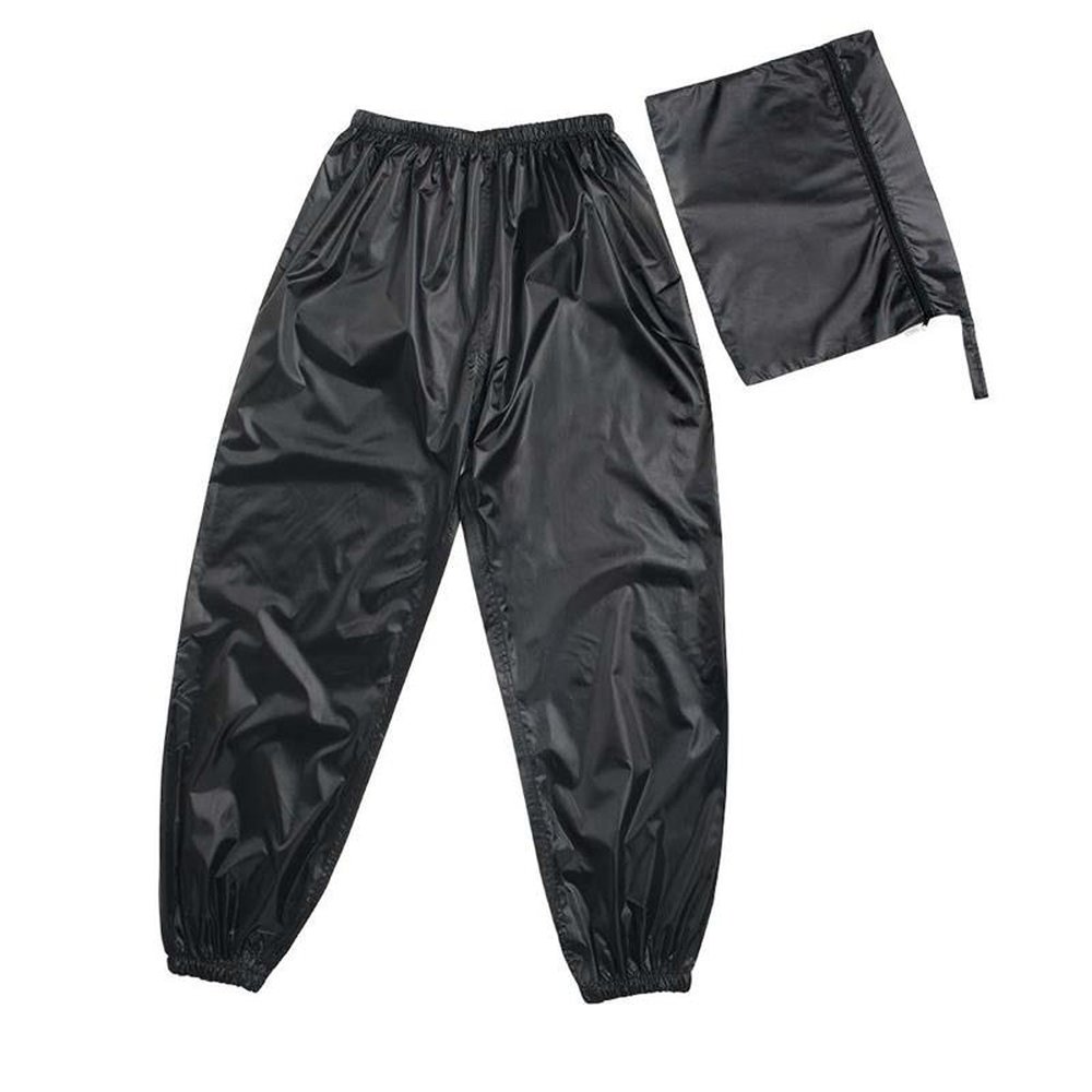 Capa de Chuva com Toca + Calça Street Moto Tam. P Sem Forro e Impermeável Preta Atrio - MT080