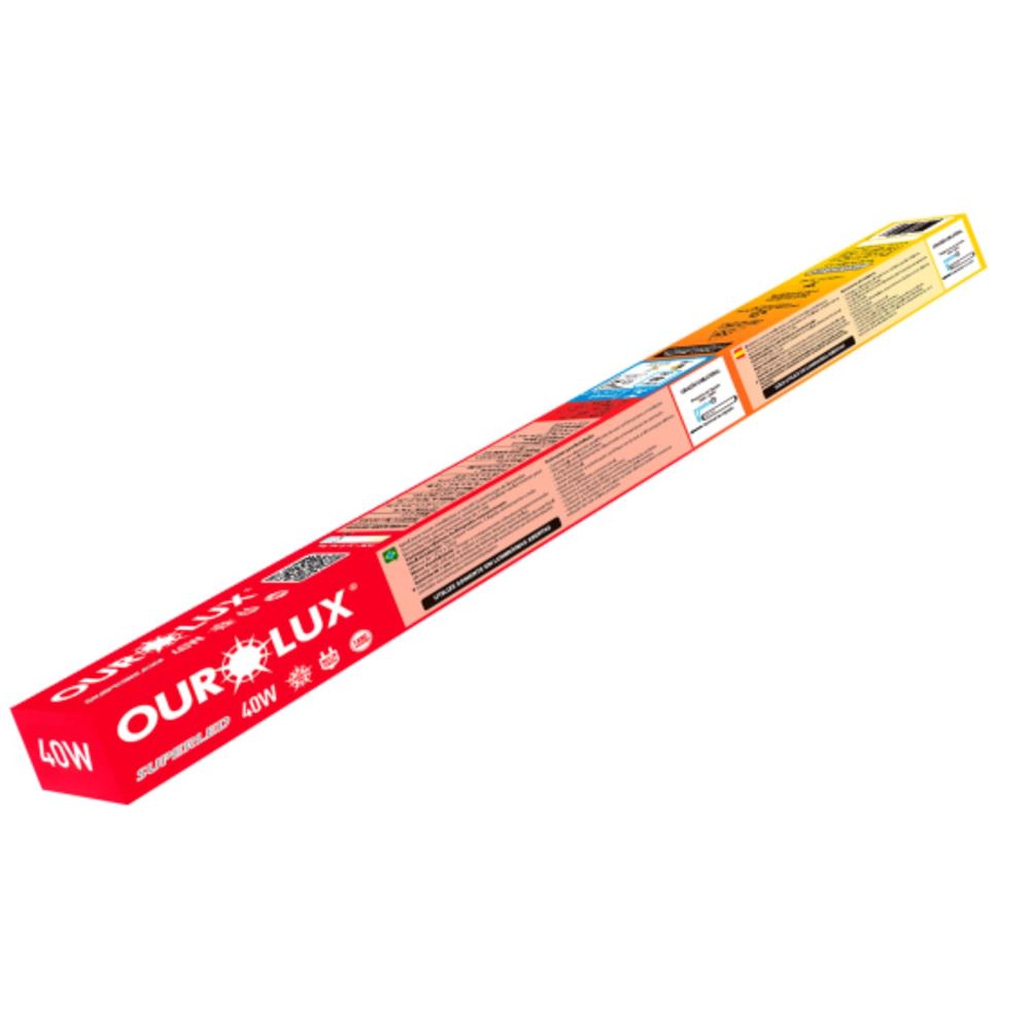 Tuboled Ho T8 40w Bivolt 6500k Vidro Leitosa