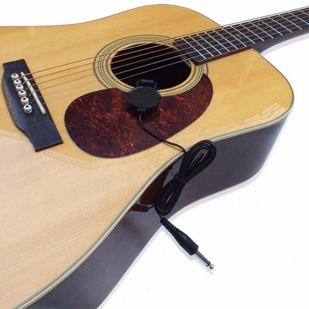 Captador para Violão Clip Cherub Wcp-60g Preto Deval