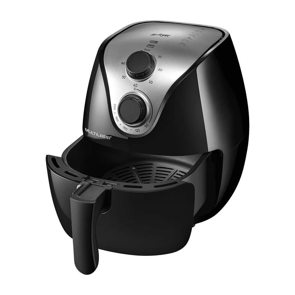 Fritadeira 4 Litros Preta 127V 1500W Com Grade - CE021