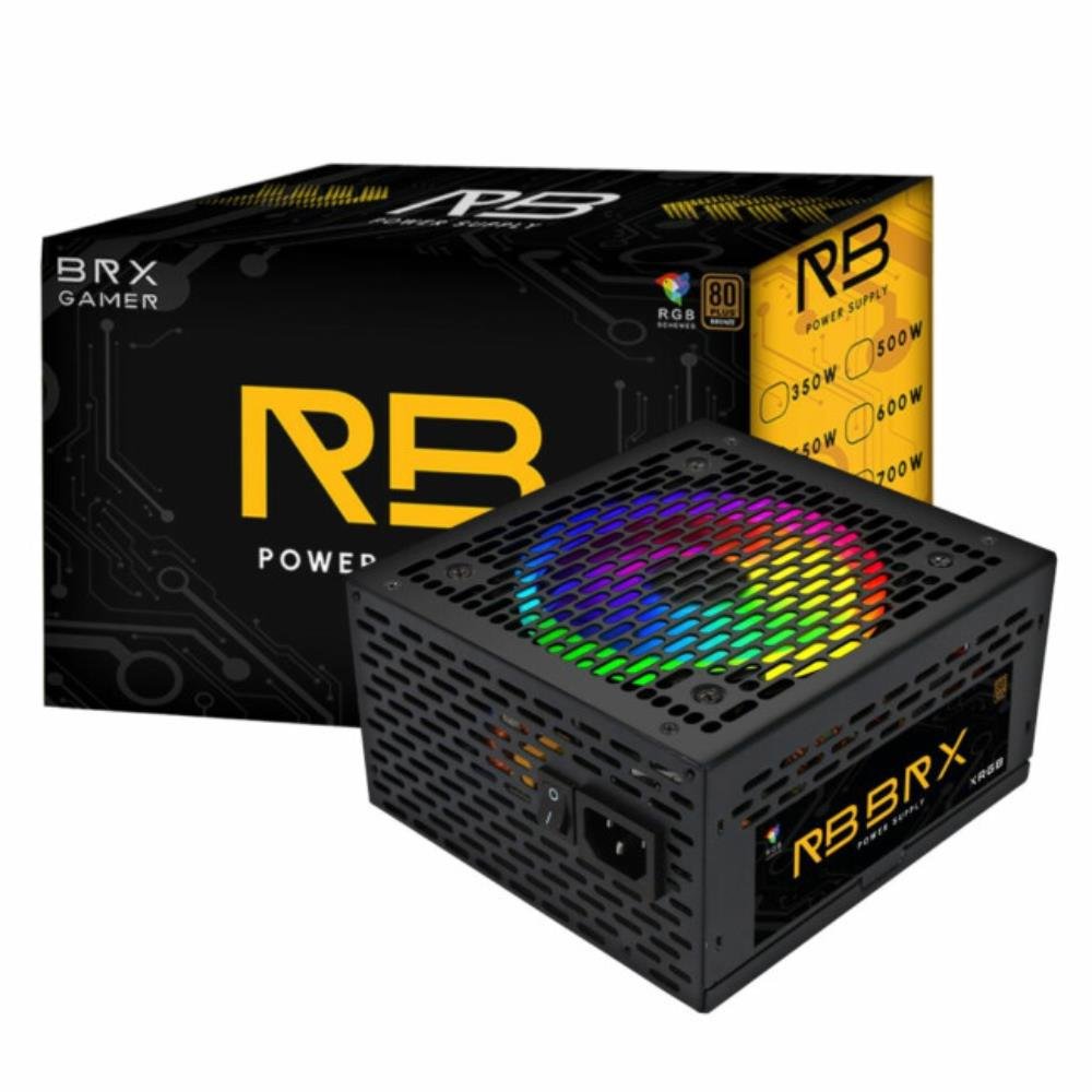 Fonte BRX Rainbow RGB, 650W, 80 Plus Bronze, PFC Ativo, 51033651
