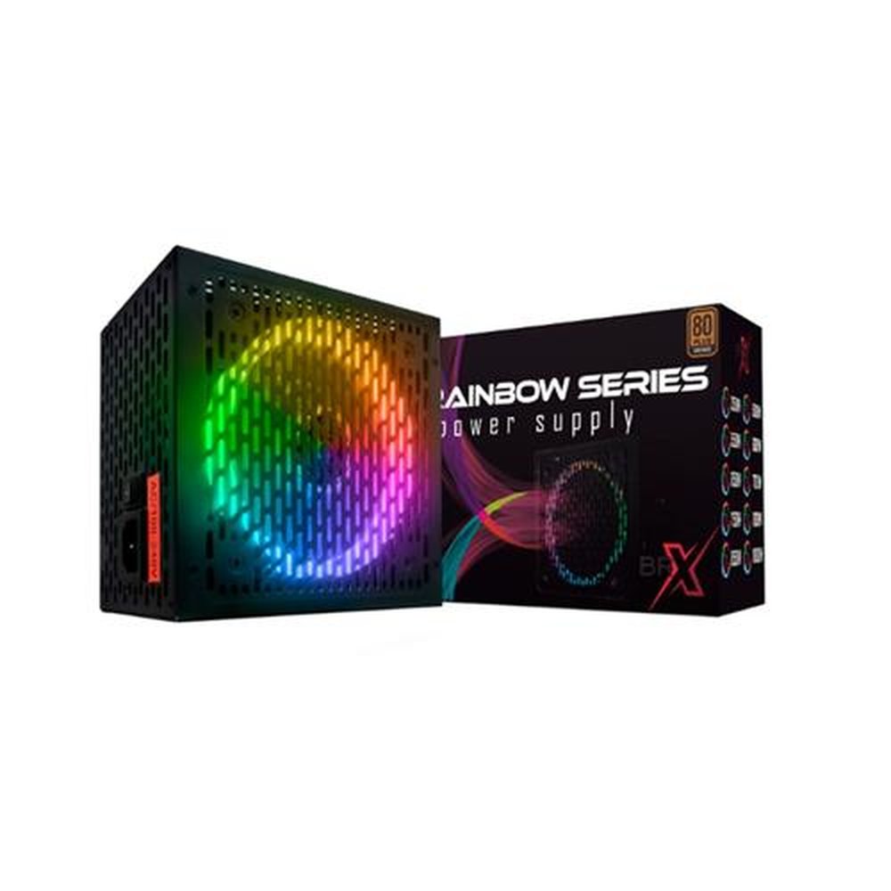 Fonte ATX 550W Automática RGB BRX 80 Plus - BRX