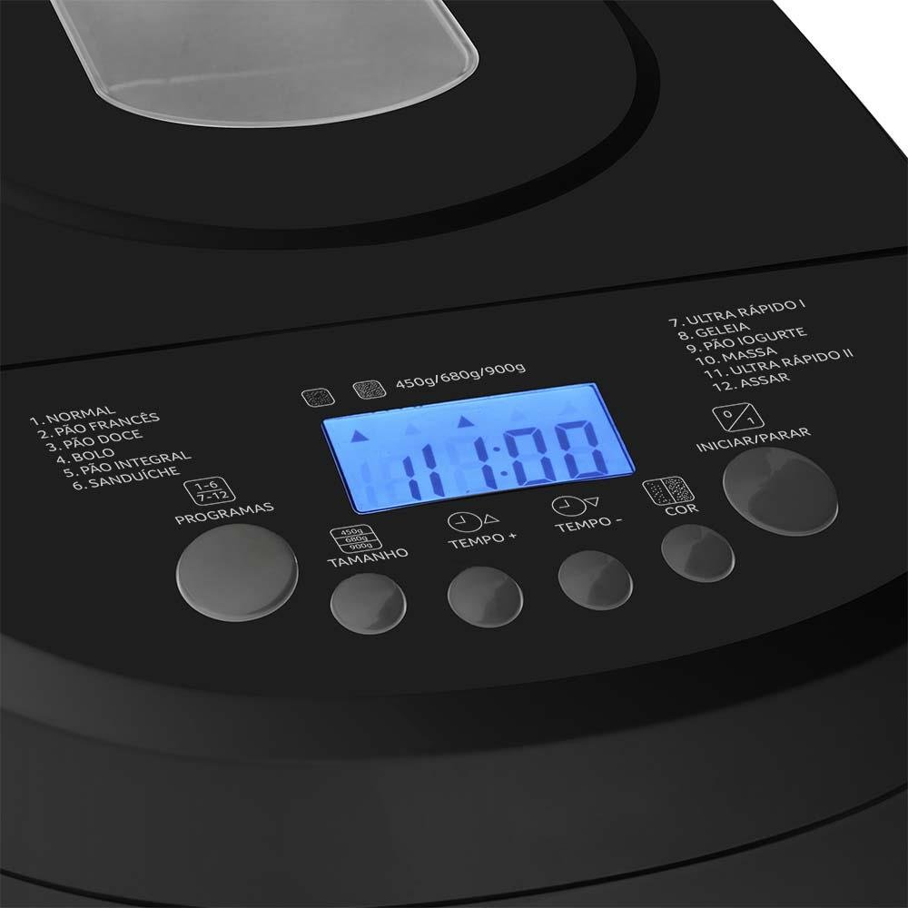 Panificadora Multipães 127V 600W Preta Multilaser - CE094