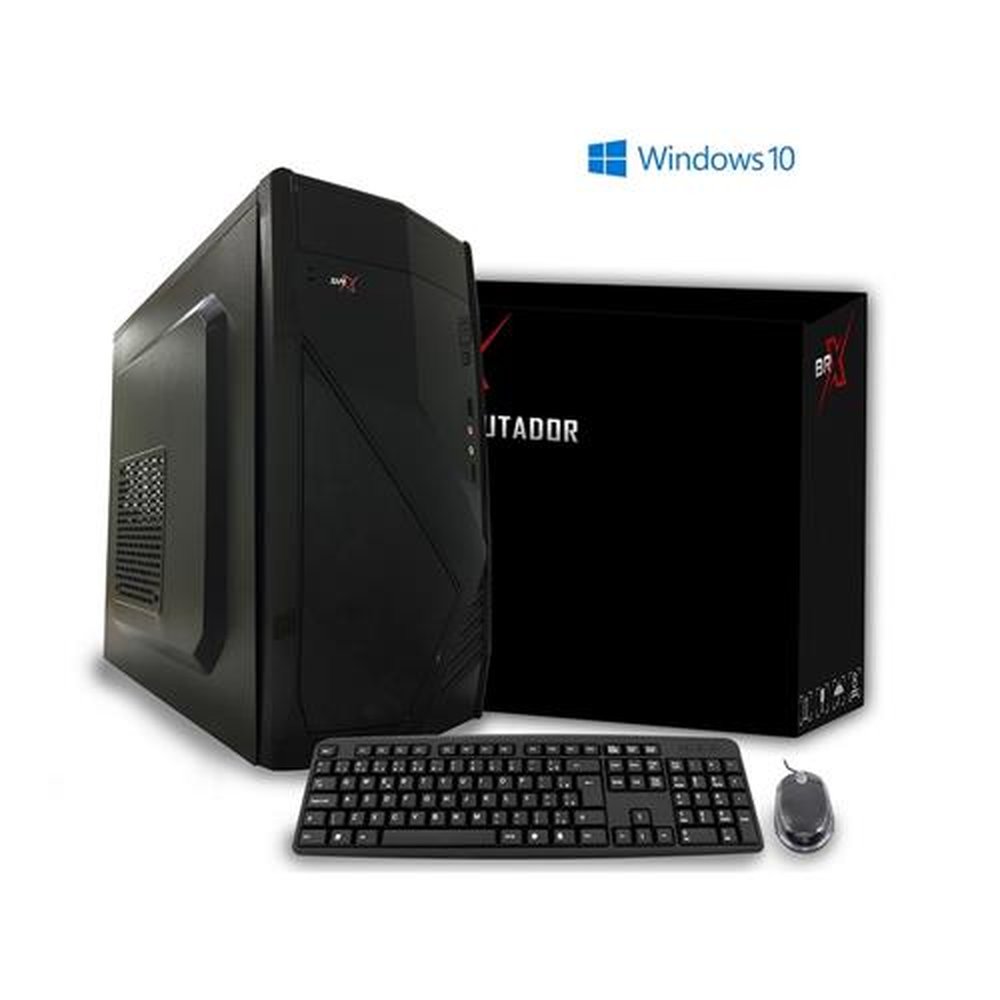 Computador PC Intel Core i7 8GB 120GB SSD Windows 10 + Teclado e Mouse - BRX