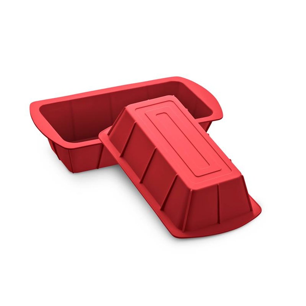 Forma De Silicone Para Pão 20cm Vermelha - UD155