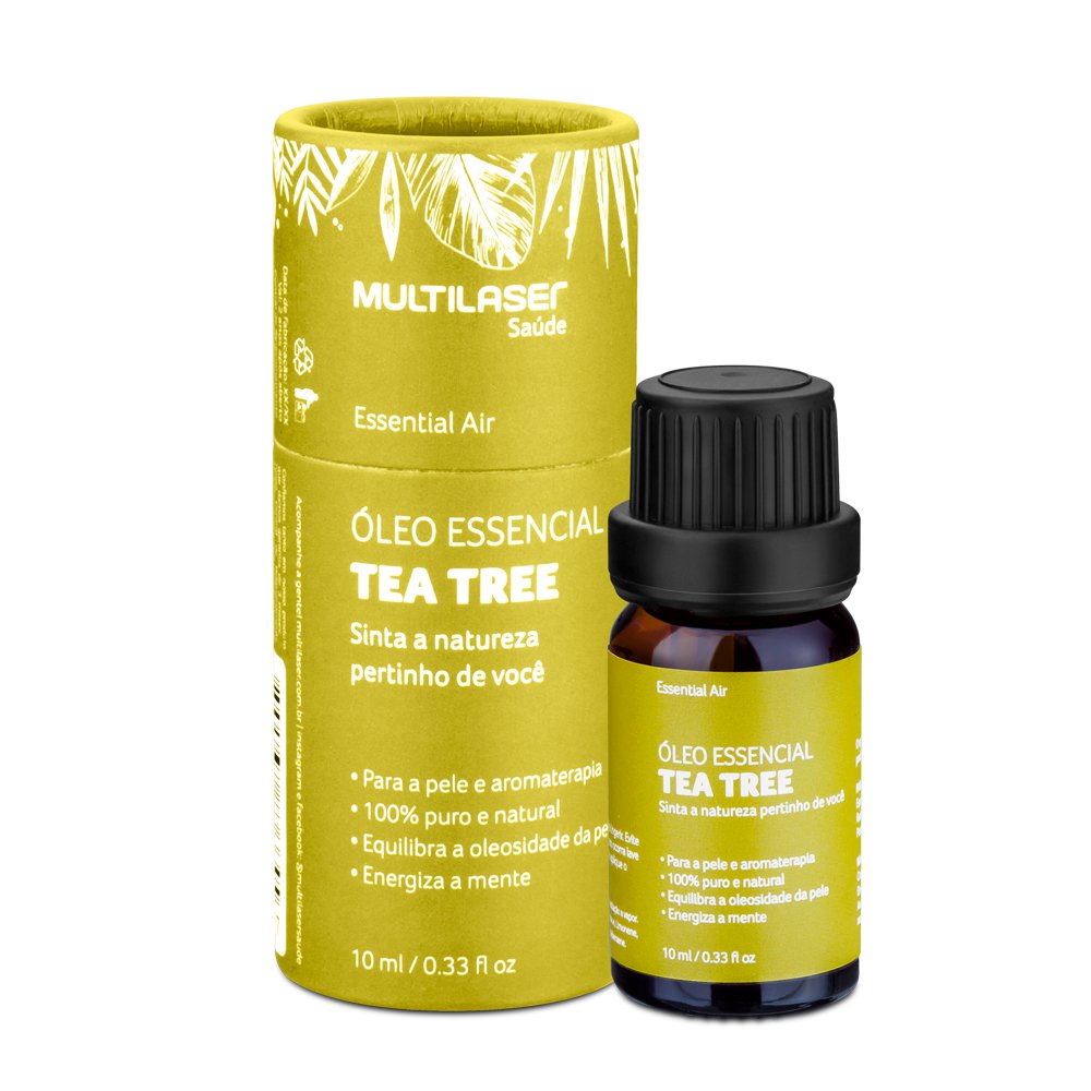 Óleo Essencial De Tea Tree Curar 10ML Multilaser Saude - HC127