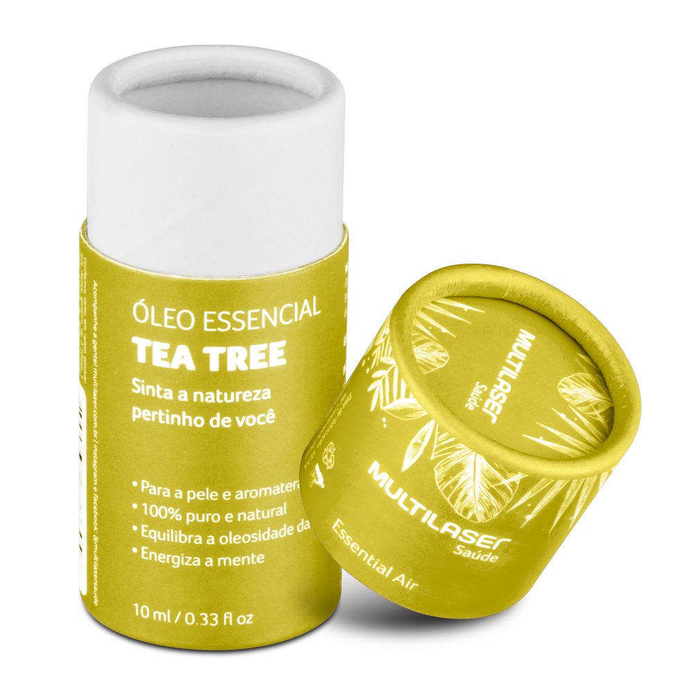 Óleo Essencial De Tea Tree Curar 10ML Multilaser Saude - HC127