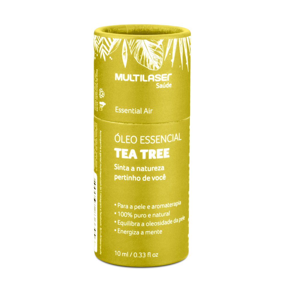 Óleo Essencial De Tea Tree Curar 10ML Multilaser Saude - HC127