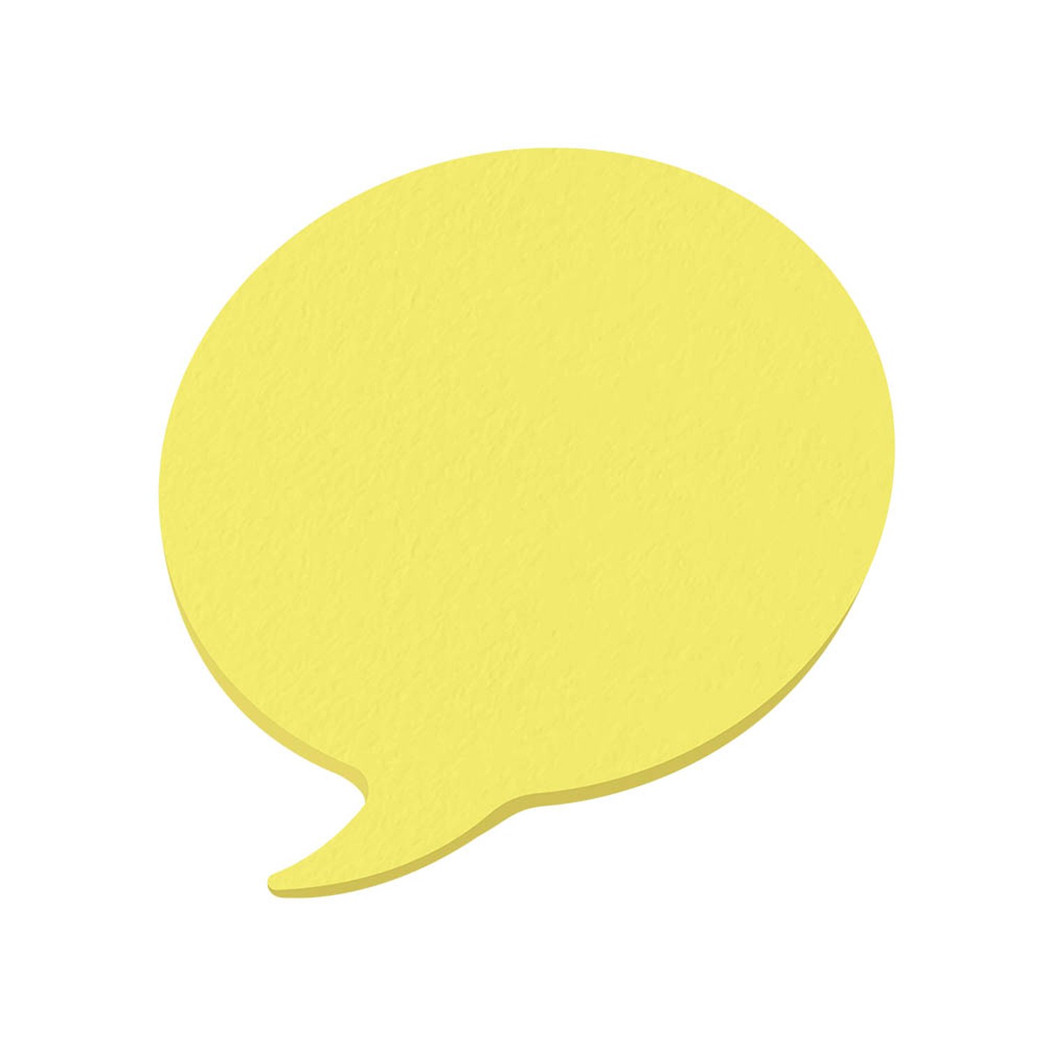 Bloco Adesivo Balloon 70x70mm Amarelo Neon 50FL Keep - EI025