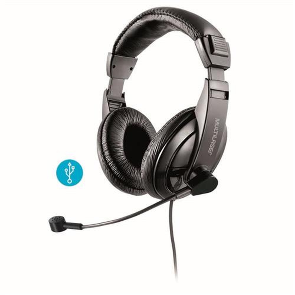 Fone De Ouvido Headset Giant Usb Multilaser - PH245