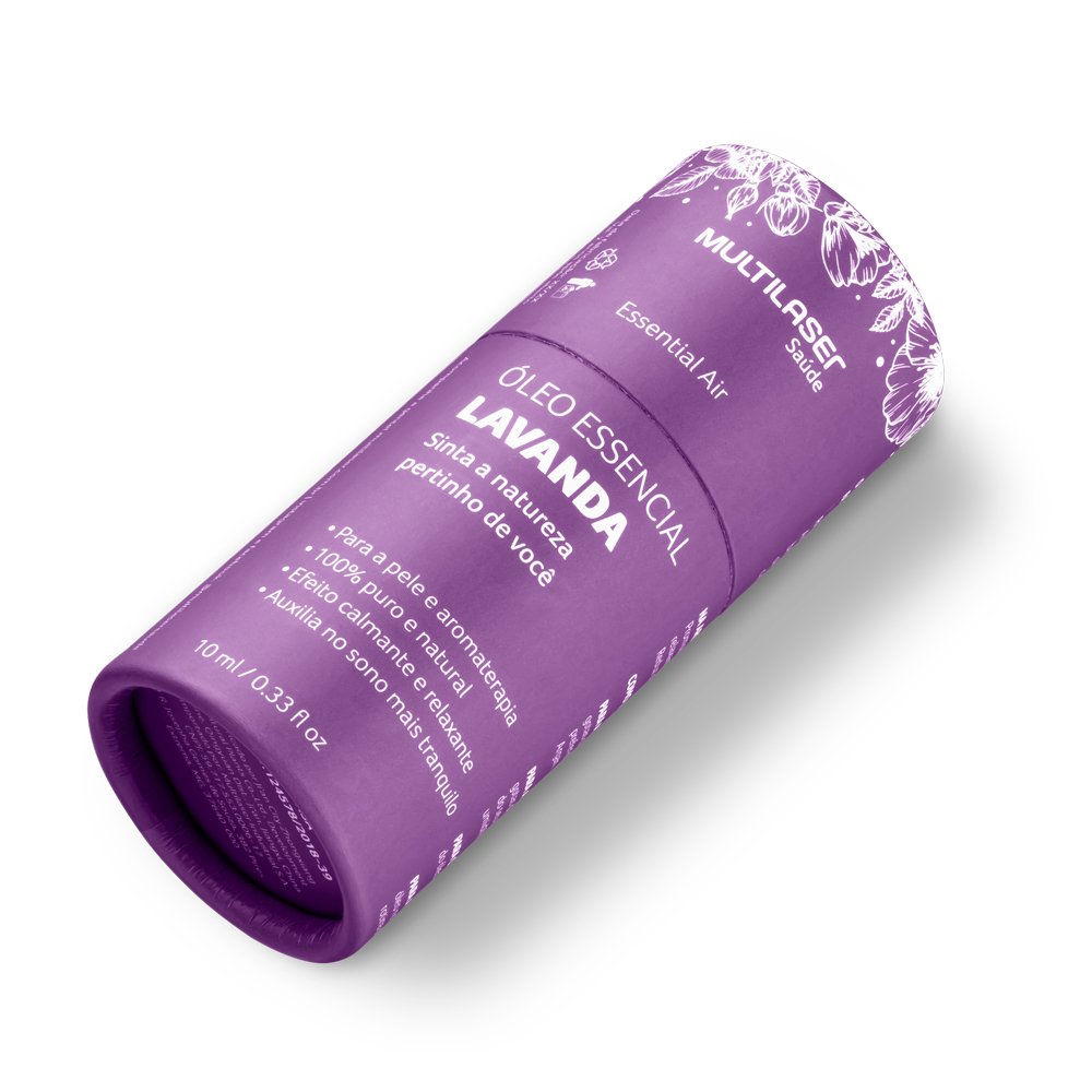Óleo Essencial De Lavanda Anti-Estresse 10ML Multilaser Saude - HC122