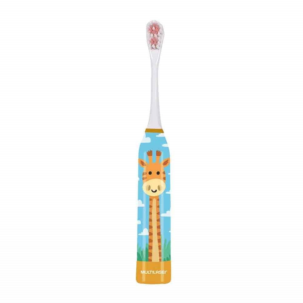 Escova Dental Eletrica Infantil Health Pro Multilaser Girafa - HC082